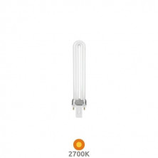 Bombilla Bajo Consumo PLS G23 2 Pins 9w 2700K 575Lm 167x31mm GEMINI S CLAR C10/50