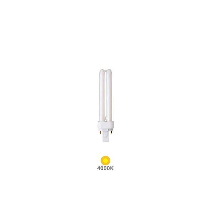 Bombilla Bajo Consumo PLC G24d-1 2 Pins 13w 4000K 900Lm 138x35mm GEMINI D CLAR C10/50