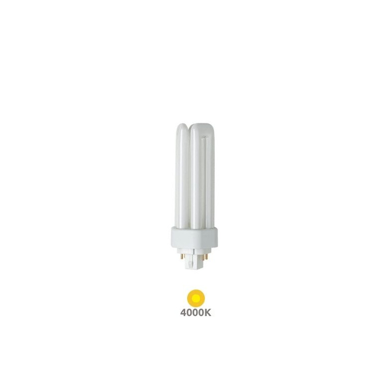 Bombilla Bajo Consumo PLC GX24q-2 4 Pins 18w 4000K 1200Lm 113x45mm GEMINI T/E CLAR C10
