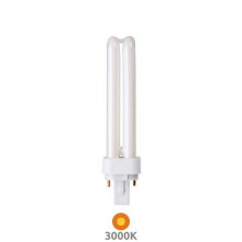Bombilla Bajo Consumo PLC G24d-3 2 Pins 26w 3000K 1800Lm 172x35mm GEMINI D CLAR C10