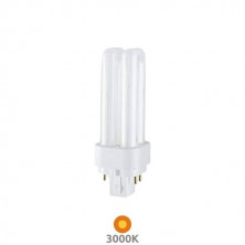 Bombilla Bajo Consumo PLC G24q-3 4 Pins 26w 3000K 1800Lm 167x35mm GEMINI D/E C10
