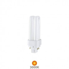 Bombilla Bajo Consumo PLC G24q-2 4 Pins 18w 3000K 1200Lm 148x35mm GEMINI D/E CLAR C10