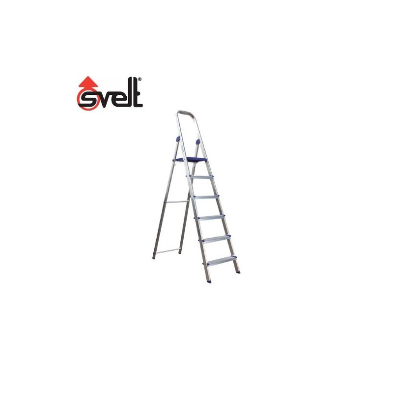 Escalera ALUMINIO doméstica 4 peldaños  HOME SVELT