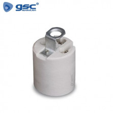 Portalámpara E27 Cerámico Blanco GSC C25/200