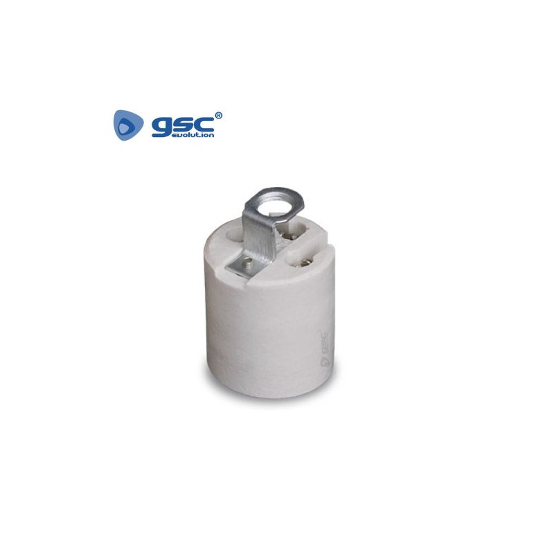 Portalámpara E27 Cerámico Blanco GSC C25/200