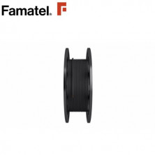 Cable manguera redonda 2x1mm Negro (metradas y con EAN) Bobina 200m FAMATEL