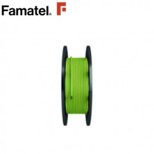 Cable unipolar flexible 1x1,5mm Amarillo verde (metradas y con EAN) Bobina 200m FAMATEL C1