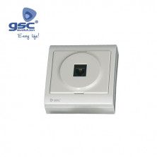 Mecanismo superficie Serie FOCUS Base Telefono 6p4c Blanco GSC C20/100