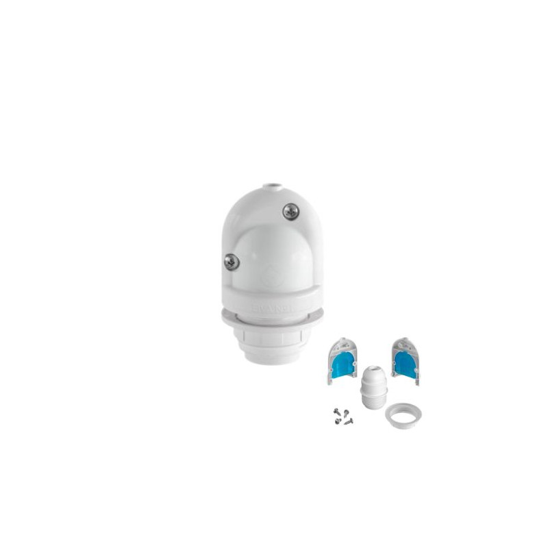 Portalamparas E27 con gel para exterior IP65 Blanco CREATIVE CABLES