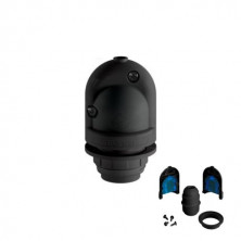 Portalamparas E27 con gel para exterior IP65 Negro CREATIVE CABLES