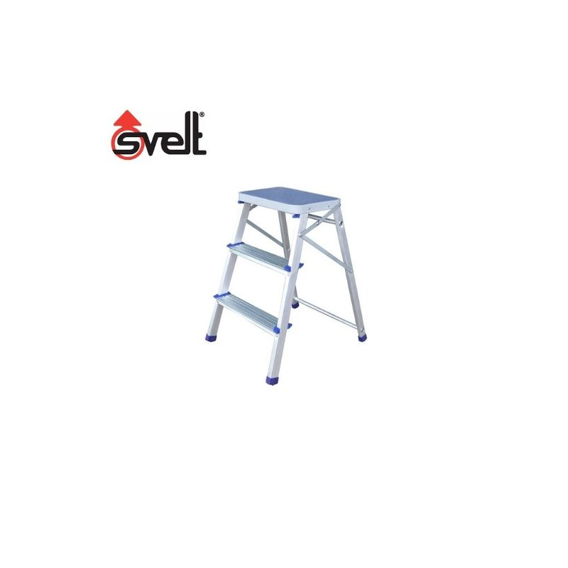 Taburete aluminio plataforma 3 peldaños modelo CICO SVELT