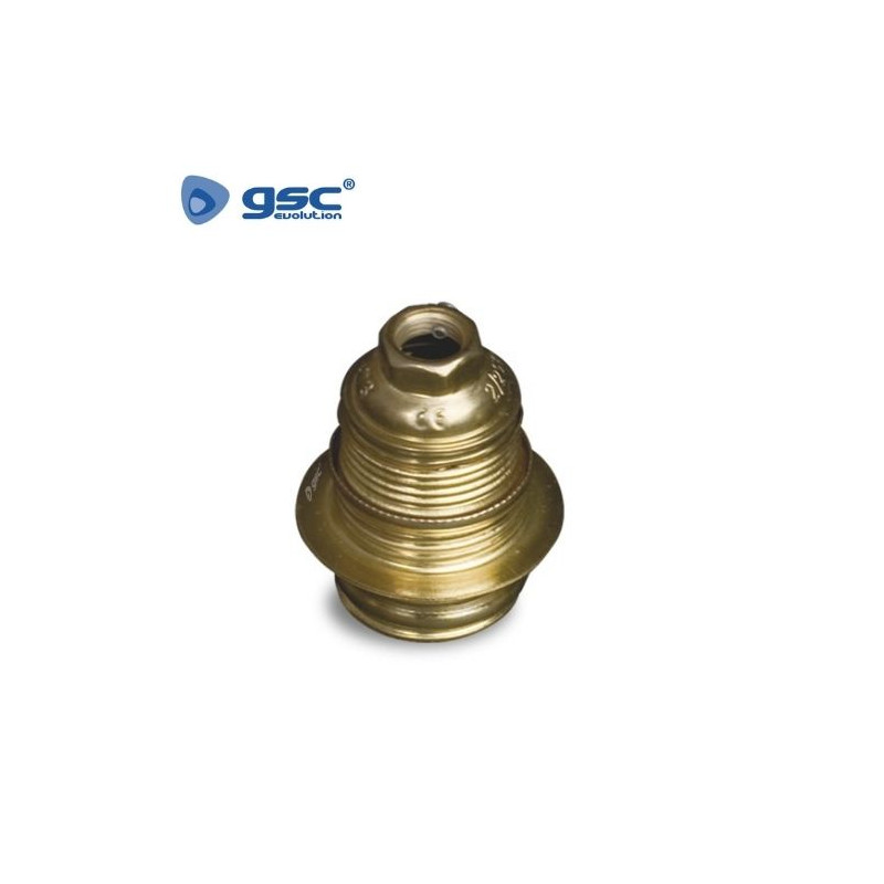 Portalámpara E14 Metálico roscado GSC C30/600