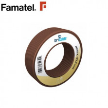 Cable unipolar flexible 1x2,5mm Marrón Rollo 5m FAMATEL C9