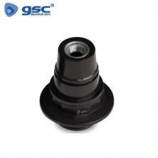 Portalámpara E14 Baquelita Semiroscado Negro GSC C30/600