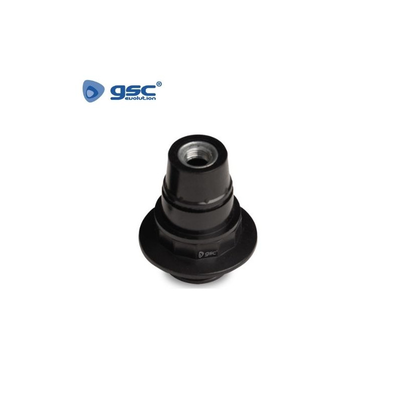 Portalámpara E14 Baquelita Semiroscado Negro GSC C30/600