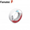 Cable manguera redonda 3x2,5mm Blanco Rollo 5m FAMATEL C6