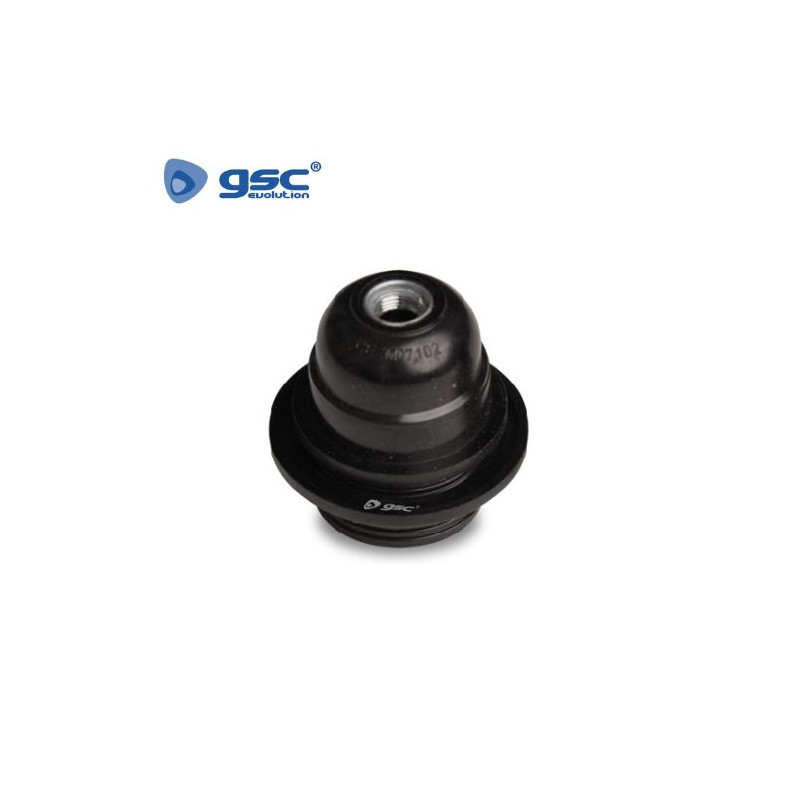 Portalámpara E27 Baquelita Semiroscado Negro GSC C16/256
