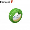 Cable manguera redonda libre halógeno 3x2,5mm Verde Rollo 25m FAMATEL