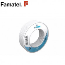 Cable coaxial TV Television Blanco 25m Rollo FAMATEL C1