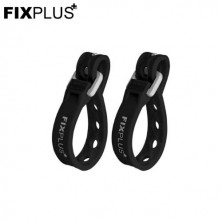 Pack de 2 bridas elásticas de 30 cm Negras FIXPLUS