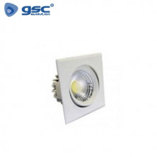 Aro cuadrado basculante con LED 5w 6400K Blanco GSC UUS