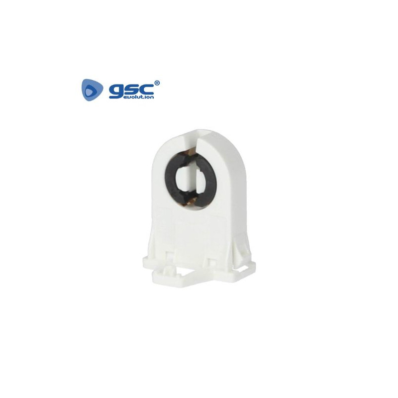 Portalámpara G13 para tubos T8 Blanco GSC C100/1000