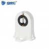 Portalámpara G13 para tubos T8 Blanco GSC C100/1000