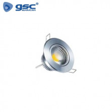 Aro redondo basculante Niquel Satin LED 9w 6400K GSC UUS