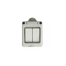 Mecanismo estanco Conmutador doble IP55 ÚLTIMAS UNIDADES