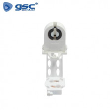 Portalámpara G13 para tubos T8 + portacebador Blanco GSC C30/100