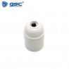 Portalámpara E27 Baquelita Liso Blanco GSC C25/500