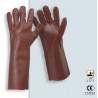 Guantes Revestido de PVC Rojo 40 cm UUS