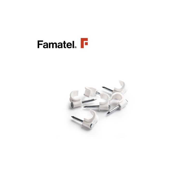 Grapillones para cable redondo 3x2,5mm (En bolsas de 50 unidades) FAMATEL C20
