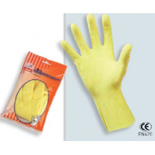 Guantes LATEX Natural con flocado Interior Talla 10