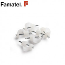 Grapillones para cable televisión (En bolsas de 50 unidades) FAMATEL C20