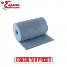 Rollo Limpieza corte rápido Azul 50m x 27cm 100% algodón / absorvente EGEA