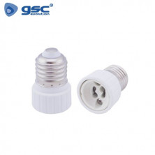 Portalámpara Conversor E27 Macho a GU10 Hembra GSC C12/360