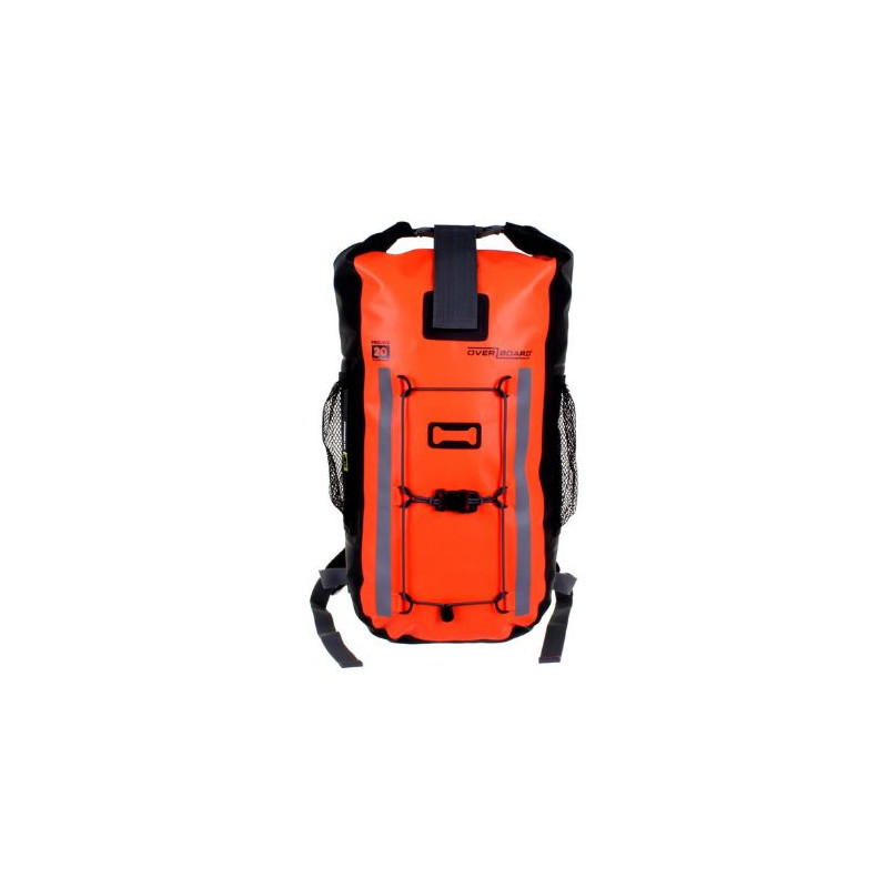 Mochila Impermeable Pro-Vis 20L Naranja Fosforito OVERBOARD