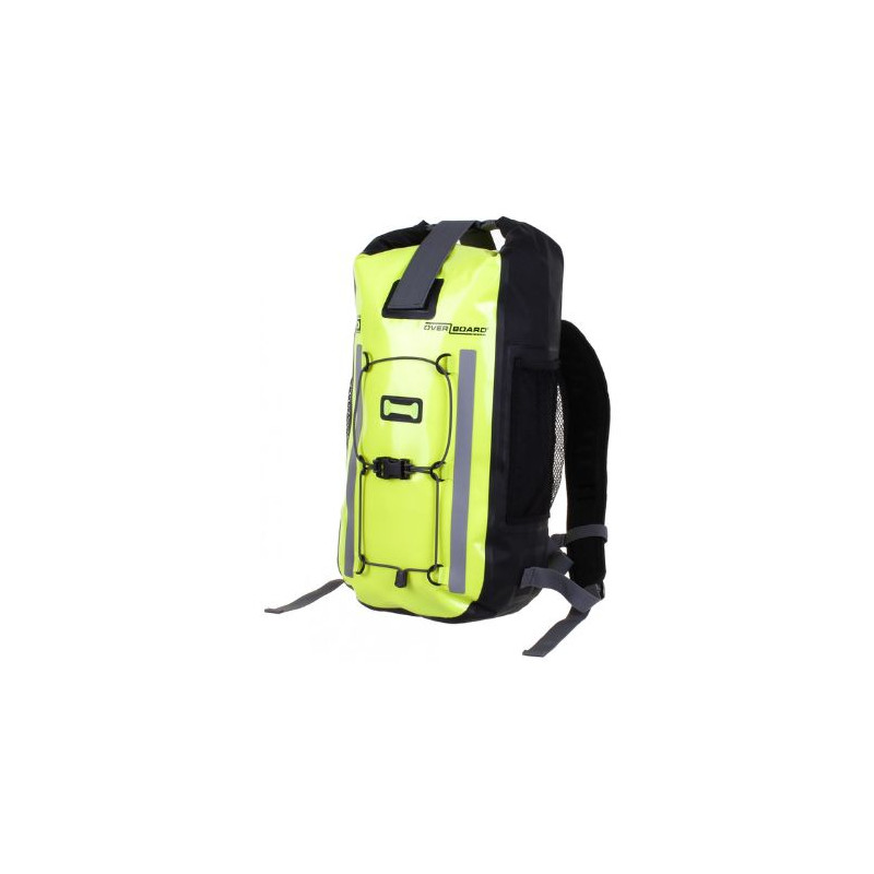 Mochila Impermeable Pro-Vis 20L Verde Fosforito OVERBOARD