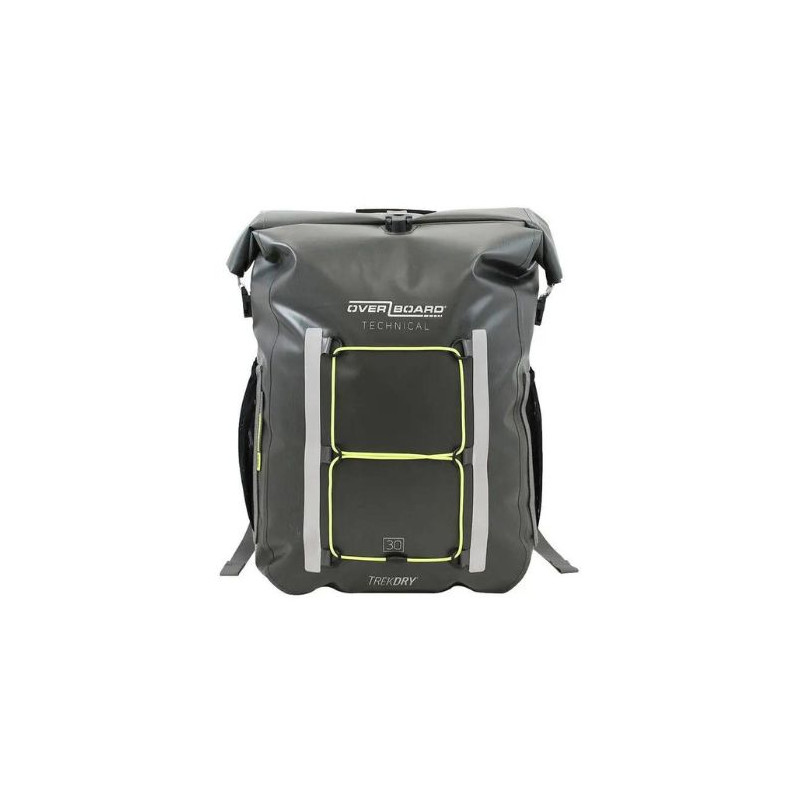 Mochila Impermeable TrekDry 30L Gris OVERBOARD
