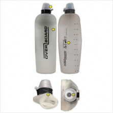 Botella de agua flexible 450ml Negra OVERBOARD