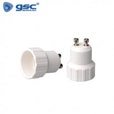 Portalámpara Conversor GU10 Macho a E14 Hembra GSC C25/500