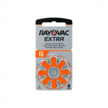 Pila Audífono 13 Naranja Blíster 8 unidades RAYOVAC