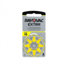 Pila Audífono 10 Amarilla Blíster 8 unidades RAYOVAC