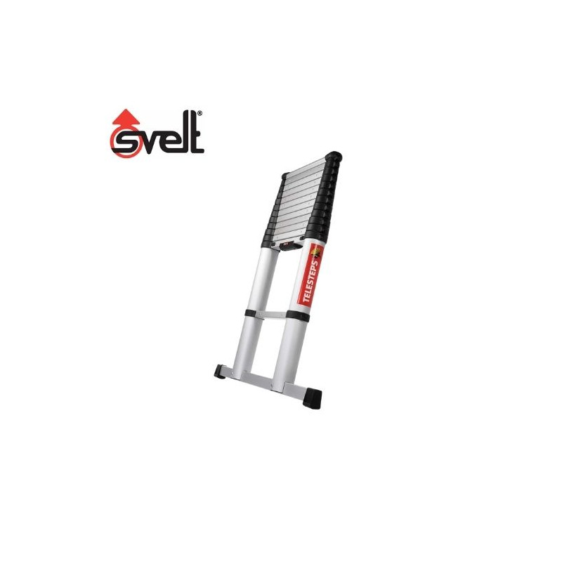 Escalera ALUMINIO telescópica 3,80m 12 peldaños TELESTEPS ECO SVELT