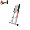Escalera ALUMINIO telescópica 3,80m 12 peldaños TELESTEPS ECO SVELT