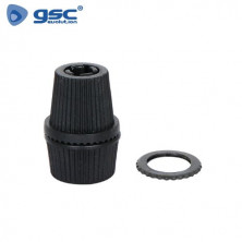 Cierre del Cable para portalámpara floron Negro GSC C10/300