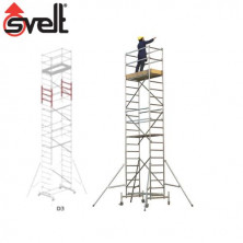 Andamio módulo D3 de 0,90m de aluminio MILLENIUM / ROLLER automático SVELT