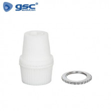 Cierre del Cable para portalámpara floron Blanco GSC C10/300