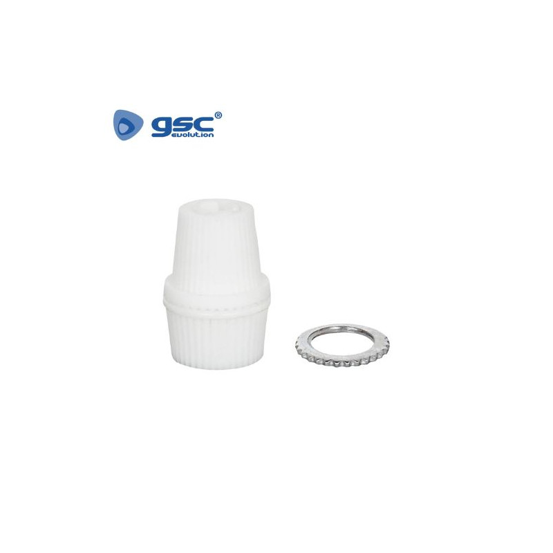 Cierre del Cable para portalámpara floron Blanco GSC C10/300